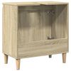 vidaXL Meuble d'évier chêne sonoma 58x33x60 cm bois d'ingénierie