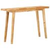 vidaXL Table &agrave; d&icirc;ner Naturel 100 x 35 x 75 cm Bois de mangue massif