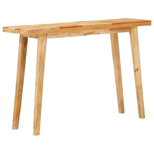 vidaXL Table &agrave; d&icirc;ner Naturel 100 x 35 x 75 cm Bois de mangue massif