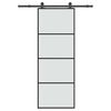 vidaXL Porte coulissante avec kit de quincaillerie 76x205 cm Verre ESG