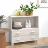 vidaXL Buffet HAMAR Blanc 85x35x80 cm Bois massif de pin
