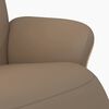 vidaXL Fauteuil inclinable avec repose-pieds cappuccino similicuir