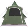 vidaXL Tente tipi avec toit avec stockage Vert 545 x 450 x 295 cm