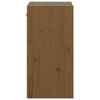 vidaXL Armoire murale Marron miel 30x30x60 cm Bois de pin massif