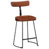 vidaXL Tabourets de bar lot de 2 49x43x79 cm bois de manguier massif