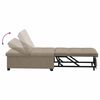 vidaXL Canap&eacute;-Lit Taupe 194 x 67 x 82 cm Microfibre