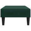 vidaXL Repose-pied vert foncé 77x55x31 cm velours