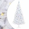 vidaXL Sapin de No&euml;l artificiel avec 300 LED Blanc 300 cm PVC et Acier