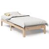 vidaXL Cadre de lit sans matelas 80x200 cm bois massif de pin