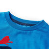 T-shirt enfants manches longues bleu cobalt 116