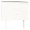 vidaXL Cadre de lit sans matelas blanc 100x200 cm bois massif
