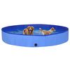 vidaXL Piscine pliable pour chiens Bleu 300x40 cm PVC