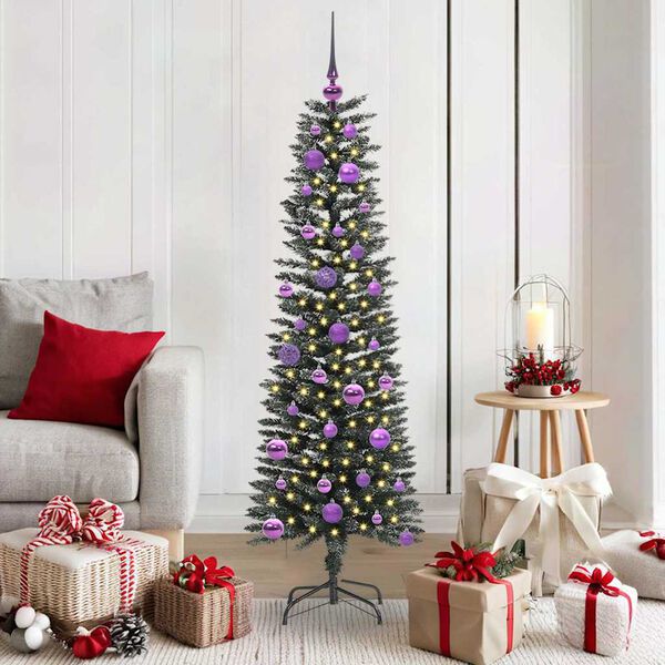 vidaXL Sapin de No&euml;l artificiel Vert 150 cm PVC, plastique et acier