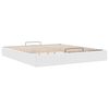 vidaXL Cadre de lit ottoman sans matelas blanc 180x200 cm similicuir