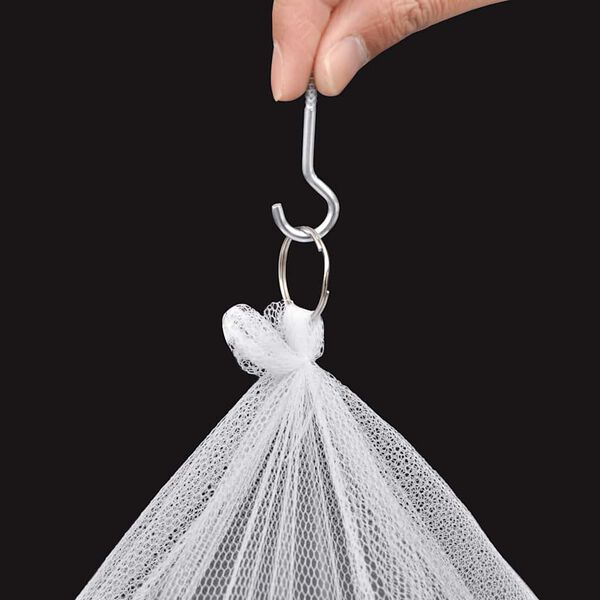 vidaXL Moustiquaire 2 pcs Rond 56x325x230 cm