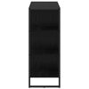 vidaXL Meuble d'appoint Ch&ecirc;ne noir 96,5 x 30 x 75 cm Bois d'ing&eacute;nierie