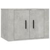 vidaXL Ensemble de meubles TV 3 pcs Gris b&eacute;ton Bois d'ing&eacute;nierie