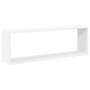 vidaXL &Eacute;tag&egrave;res cube murales 6 pcs Blanc/ch&ecirc;ne 80x15x26,5 cm