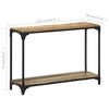vidaXL Table console 110x30x75 cm Bois solide de r&eacute;cup&eacute;ration
