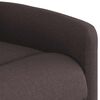 vidaXL Fauteuil inclinable Marron fonc&eacute; Tissu
