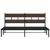 vidaXL Cadre de lit sans matelas avec t&ecirc;te de lit 200x200 cm