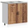 vidaXL Armoire de cuisine Kalmar Bois ancien 80 x 46 x 81,5 cm