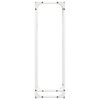 vidaXL Portant de bois chauffage blanc 25x25x80 cm