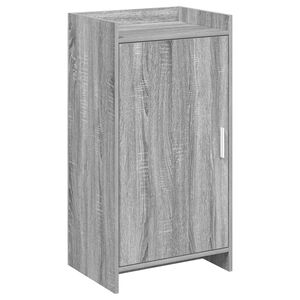vidaXL Cabinet &agrave; chaussures avec stockage Sonoma gris 48 x 36 x 92 cm