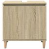 vidaXL Meuble d'&eacute;vier ch&ecirc;ne sonoma 58x33x60 cm bois d'ing&eacute;nierie