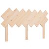 vidaXL T&ecirc;te de lit 151,5x3x81 cm Bois massif de pin