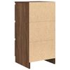 vidaXL Buffet ch&ecirc;ne marron 37,5x35x76 cm bois d'ing&eacute;nierie