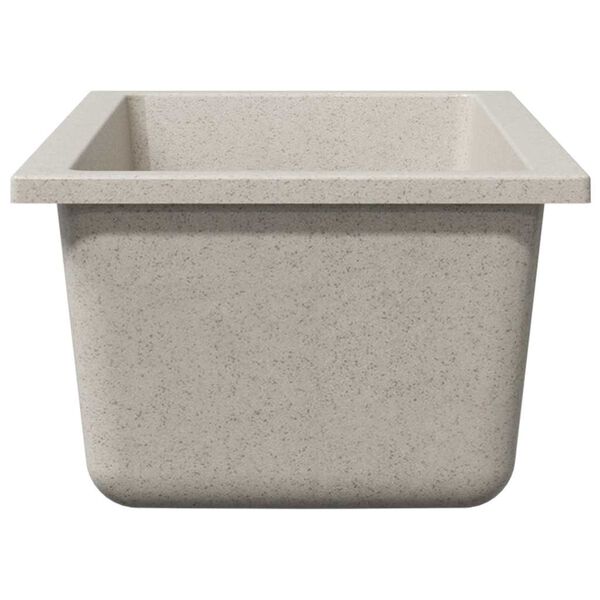 vidaXL Évier de cuisine Beige 21 x 44 x 14 cm Granite