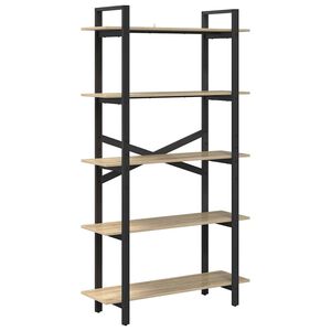 vidaXL &Eacute;tag&egrave;re 5 niveaux 100 x 33,5 x 178 cm Bois d'ing&eacute;nierie