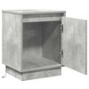 vidaXL Cabinet de chevet Gris b&eacute;ton 39 x 34,5 x 50 cm