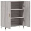 vidaXL Buffet sonoma gris 69,5x34x90 cm bois d'ing&eacute;nierie