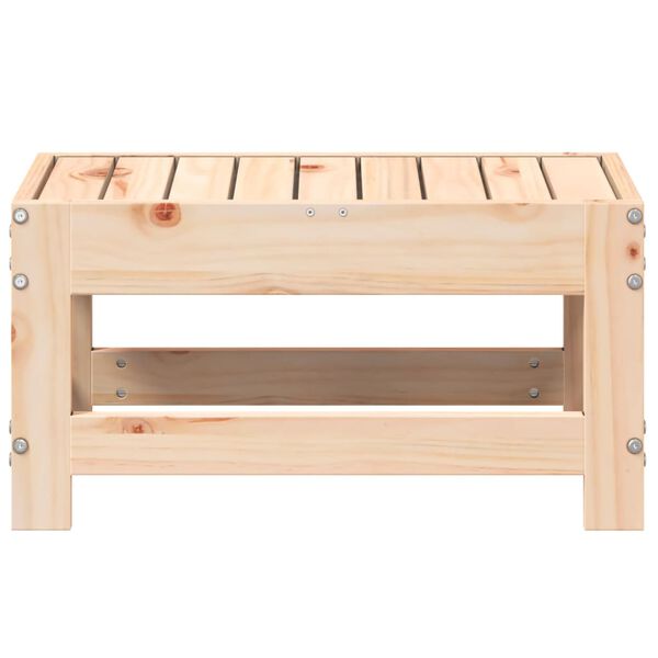 vidaXL Repose-pied de jardin 62x30x32 cm bois de pin massif