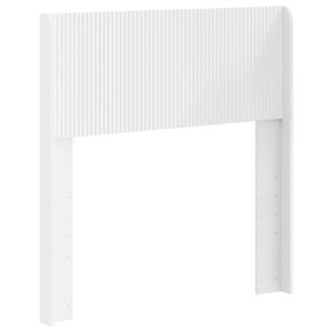 vidaXL T&ecirc;te de lit Blanc Bois d'ing&eacute;nierie