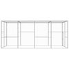 vidaXL Cage pour chat 6x3x2,5 m Acier galvanis&eacute;