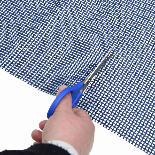 vidaXL Tapis de tente Bleu 800 x 350 cm Polyester