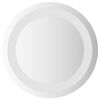 vidaXL Miroir de salle de bain LED Transparent &Oslash; 30 cm verre tremp&eacute;