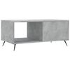 vidaXL Table basse gris b&eacute;ton 90x50x40 cm bois d'ing&eacute;nierie