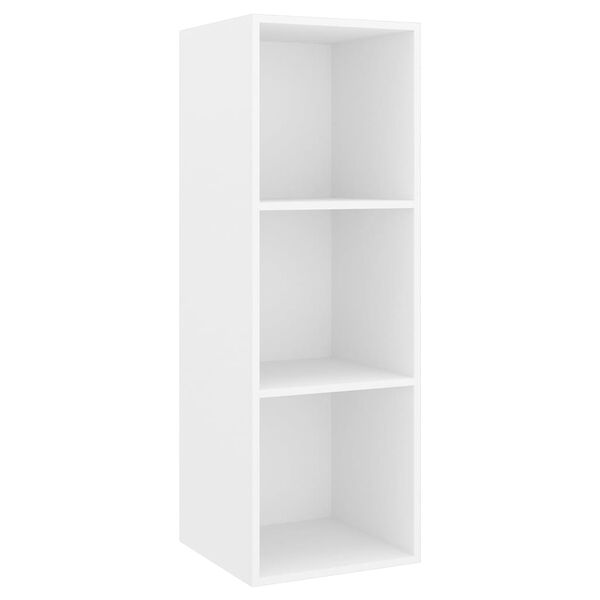vidaXL Meubles TV muraux 4 pcs Blanc Bois d'ingénierie