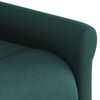 vidaXL Fauteuil de massage inclinable Vert fonc&eacute; Tissu
