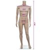 vidaXL Mannequin de vitrine Homme sans t&ecirc;te