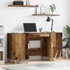 vidaXL Bureau Bois Ancien 140 x 50 x 75 cm Bois d'ing&eacute;nierie