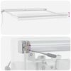 vidaXL Cadre d'auvent Blanc 300 x 250 cm Aluminium