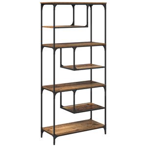 vidaXL Biblioth&egrave;que 6 niveaux 81 x 36 x 176 cm Bois d'ing&eacute;nierie