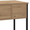 vidaXL Table console avec &eacute;tag&egrave;re Ch&ecirc;ne artisanal 100 x 34,5 x 75 cm