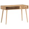 vidaXL Bureau 115x50x76 cm Bois d'acacia solide