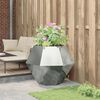 vidaXL Jardini&egrave;re Argent 100 x 100 x 80 cm Acier galvanis&eacute;